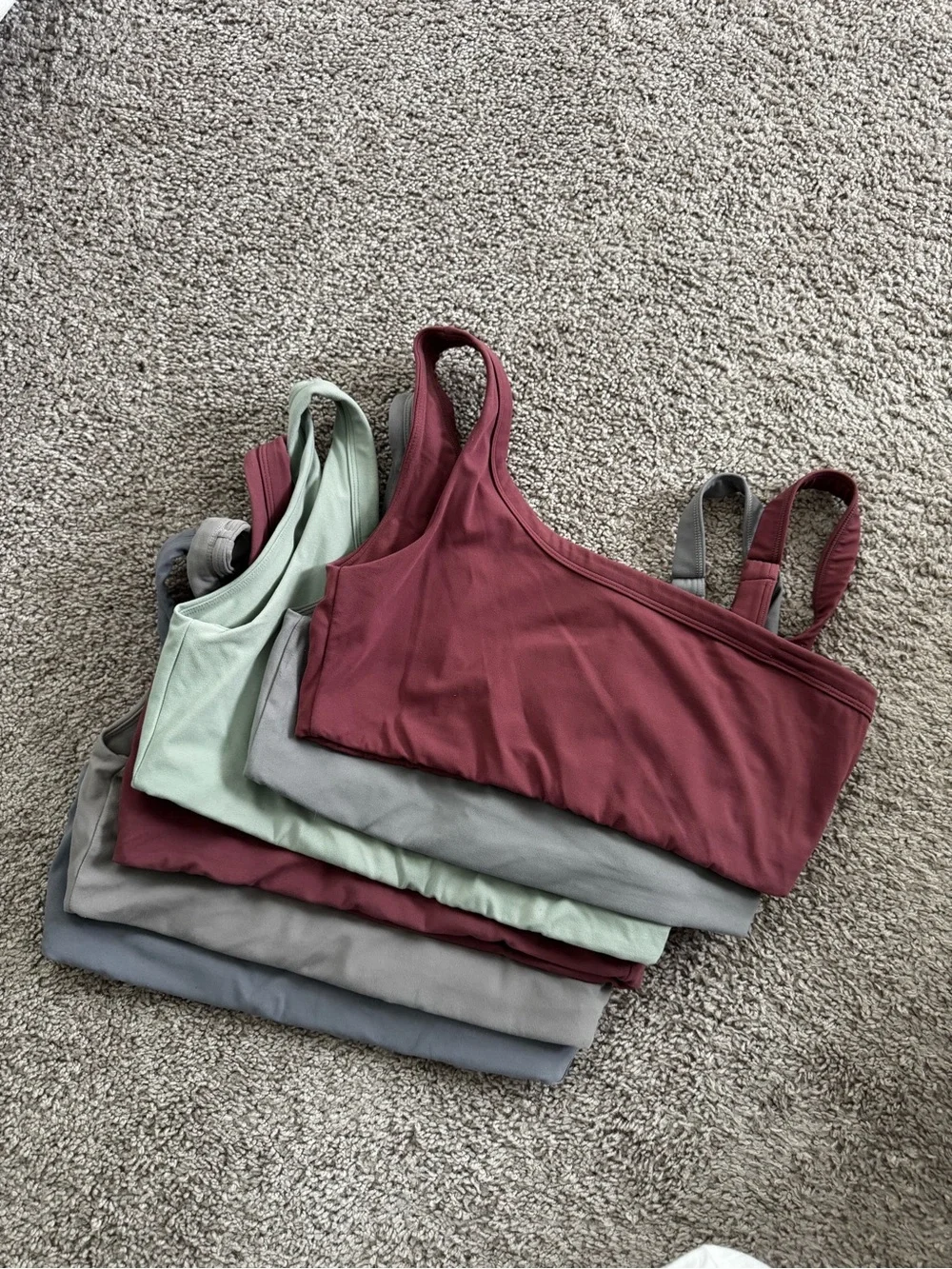 Women's Seamless Scoop Sports Bra - Burgundy